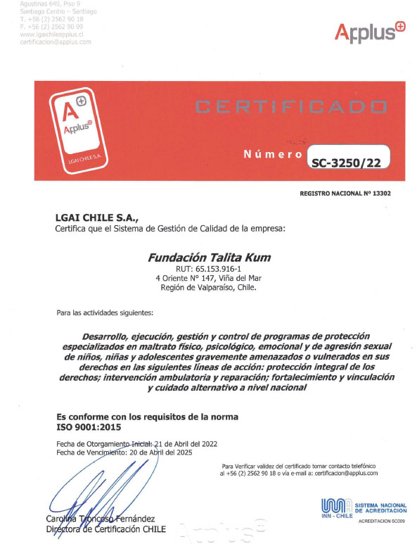 TALITA-KUM-ISO-9001-2015-CERTIFICADOS