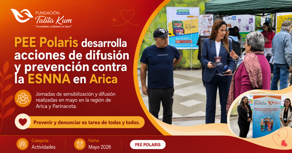 PEE Polaris Desarrolla Acciones de Difusión y Prevención contra la ESNNNA en Arica